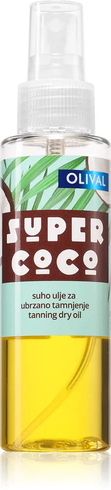 Olival SUPER Coco - Сухой спрей масло для загара, 100 мл
