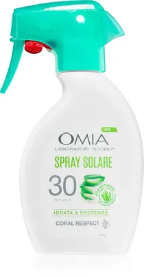 Omia Laboratories Aloe Vera del Salento - Солнцезащитный спрей SPF 30, 200 мл