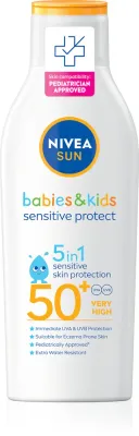 NIVEA SUN Kids - Детское солнцезащитное молочко SPF 50+, 200 мл