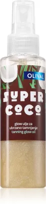 Olival SUPER Coco - Крем для тела с блестками для загара, 100 мл