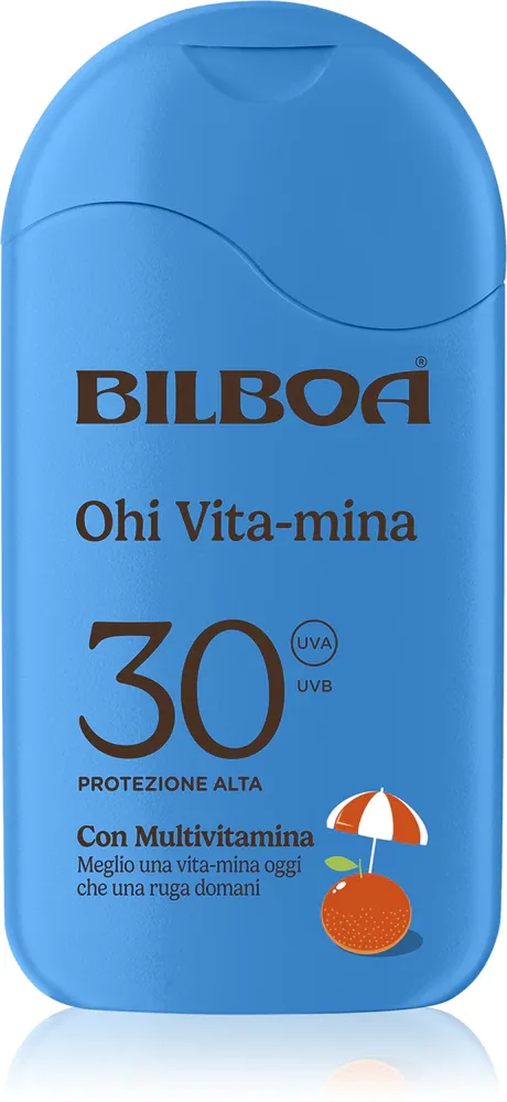 Bilboa Ohi Vitamina Latte - Молочко для загара с витаминами SPF 30, 200 мл