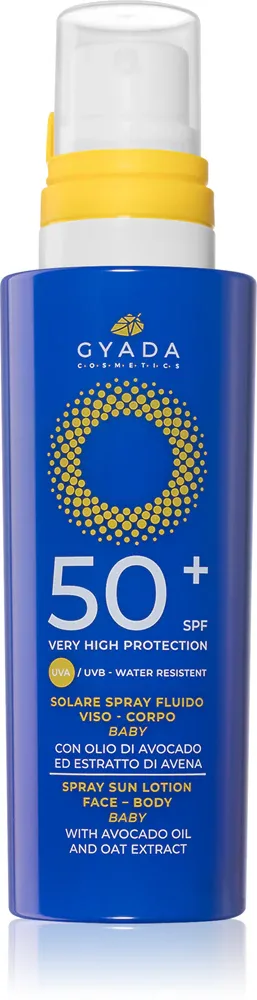 Gyada Cosmetics Solar - Защитный крем для лица и тела для детей SPF 50+, 150 мл