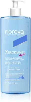 Noreva Xerodiane AP+ Gentle Foaming Gel - Нежный гель для очищения лица и тела, 1000 мл