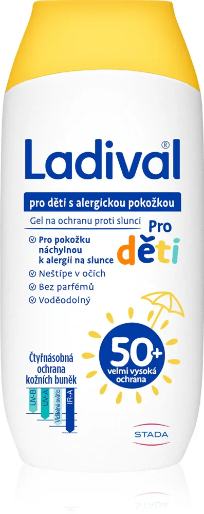 Ladival Kids - Защитный гель с солнцезащитным фактором 50+, 200 мл