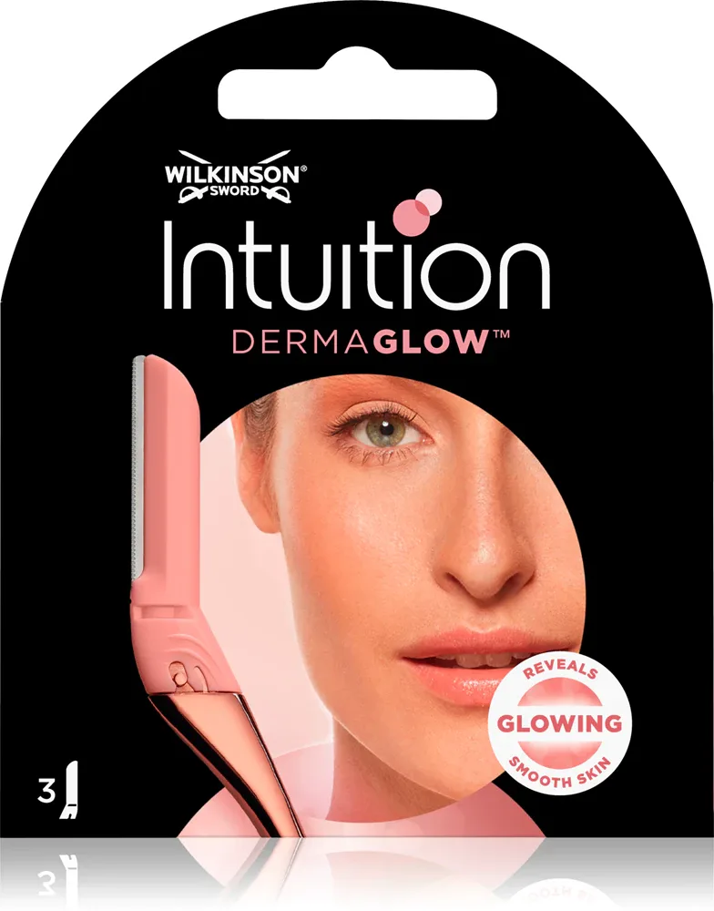 Сменные насадки для бритвы Wilkinson Sword Intuition Dermaglow с увлажняющим мылом, для женщин, 3 шт