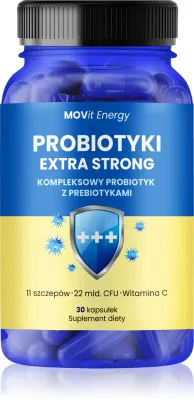 Пробиотики Movit Energy Probiotyki EXTRA STRONG, для пищеварения, 30 капсул