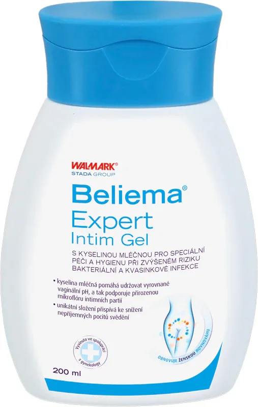 Гель для интимной гигиены Beliema Expert Intim Gel с пантенолом, для чувствительной зоны, 200 мл