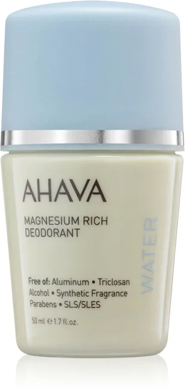 AHAVA Dead Sea Water Magnesium Rich Deodorant - Дезодорант ролл-он для женщин, 50 мл