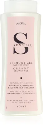 Гель для душа Joanna Sensual кремовый, с протеинами шёлка, 500 мл Silk Proteins & Vitamin Complex