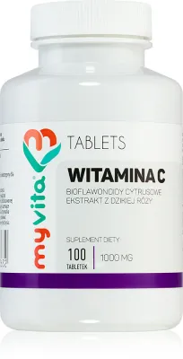 MyVita Witamina C 1000mg + bioflawonoidy + Dzika Roża - Таблетки для укрепления иммунитета