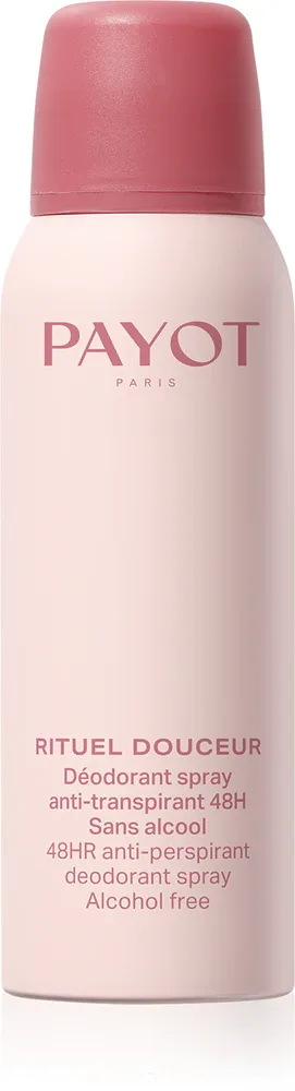 Payot Rituel Douceur 48HR Anti-Perspirant Deodorant Spray Alcohol Free - Дезодорант-антиперспирант в спрее без алкоголя, 125 мл