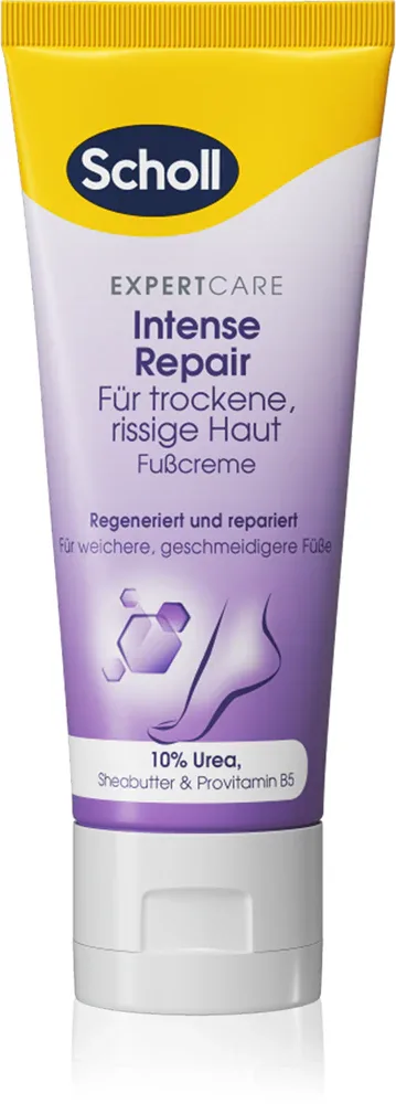 Scholl Foot Cream Intense Repair - Интенсивный крем для восстановления ног, 75 мл