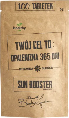 Комплекс для загара Twoj Cel To Sun Booster с витаминами A, D и E, 100 таблеток