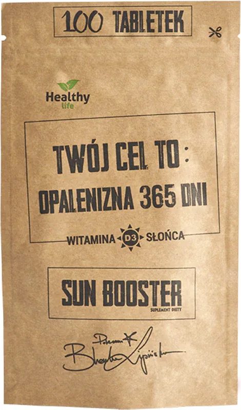 Комплекс для загара Twoj Cel To Sun Booster с витаминами A, D и E, 100 таблеток