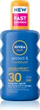 NIVEA SUN Protect & Moisture - Солнцезащитный увлажняющий спрей SPF 30, 200 мл — фото 1