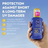 NIVEA SUN Protect & Moisture - Солнцезащитный увлажняющий спрей SPF 30, 200 мл — фото 3