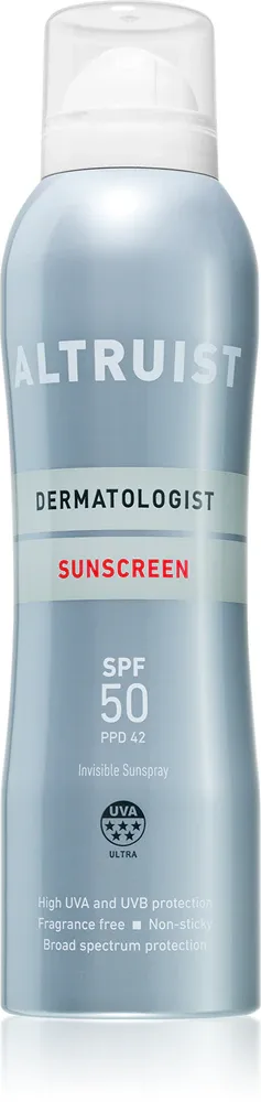 Altruist Sunscreen - Солнцезащитный спрей SPF 50, 200 мл