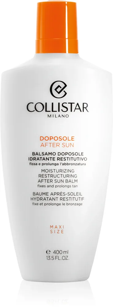 Collistar After Sun Moisturizing Restructuring After Sun Balm - Молочко после загара, 400 мл