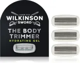 Сменная головка Wilkinson Sword Hydro Trim and Shave Skin Protection For Body and Balls для бритья тела и интимных зон, совместима с рукояткой Hydro, 3 шт — фото 1