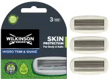 Сменная головка Wilkinson Sword Hydro Trim and Shave Skin Protection For Body and Balls для бритья тела и интимных зон, совместима с рукояткой Hydro, 3 шт — фото 2
