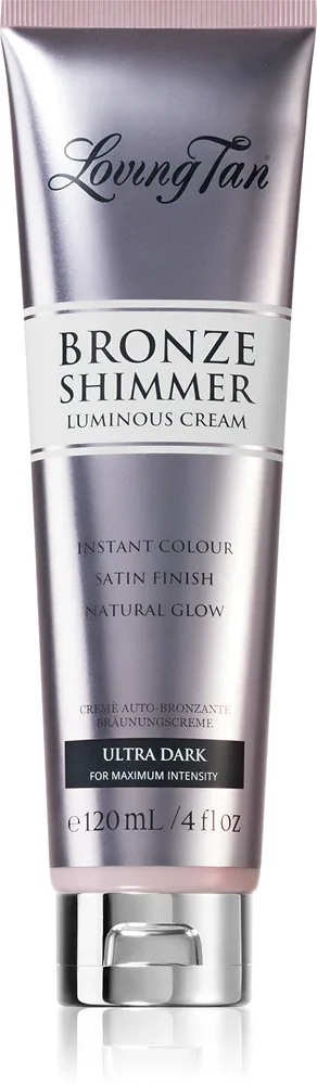 Loving Tan Bronze Shimmer - автозагар: самозагарный крем, 120 мл, оттенок Ultra Dark