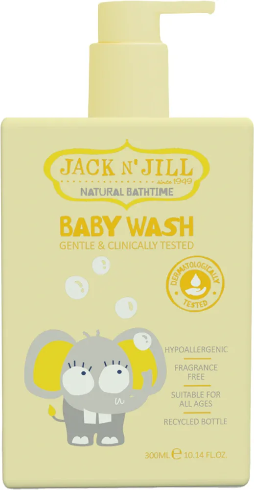 Jack N’ Jill Natural Bathtime Baby Wash - Нежный гель для детей для душа, 300 мл