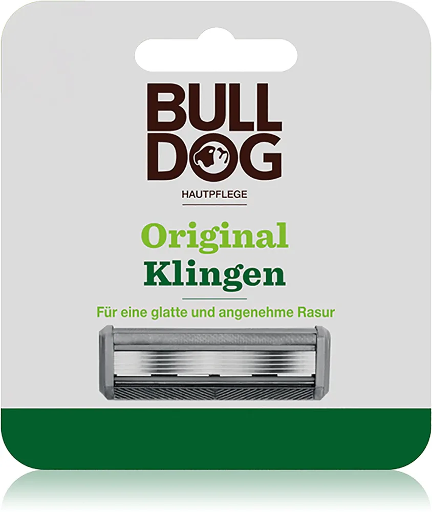 Лезвия сменные для бритвы Bulldog Original Steel Blades стальные, мужские