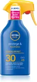 Молочко NIVEA SUN Protect Moisture солнцезащитное, SPF 30, водостойкое, 270 мл — фото 1