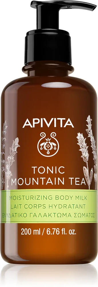 Apivita Tonic Mountain Tea Moisturizing Body Milk - Увлажняющее молочко для тела, 200 мл