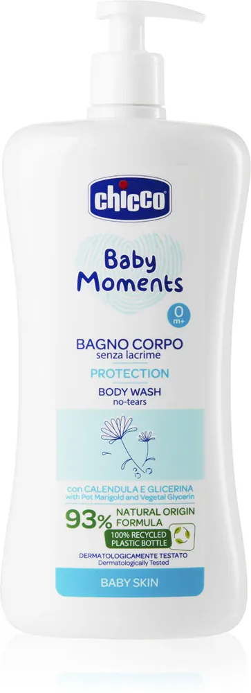 Chicco Baby Moments Protection - Шампунь для всего тела для детей с рождения 0 m+, 750 мл