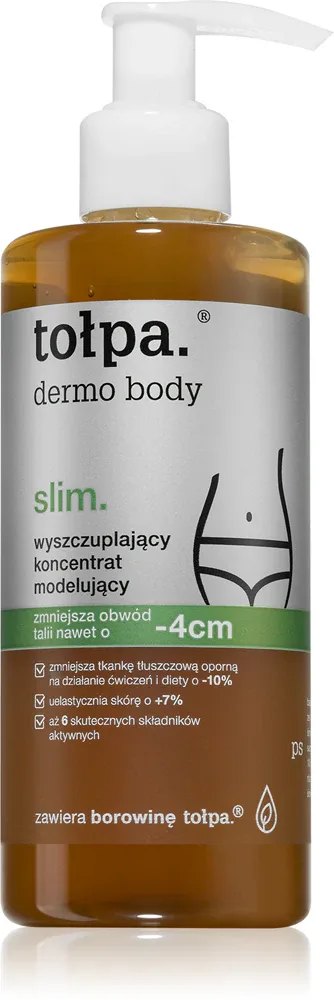 Tołpa Dermo Body Slim - Моделирующая сыворотка для живота, бедер и ягодиц, 250 мл