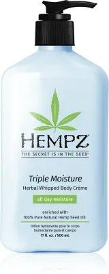 HEMPZ Triple Moisture - Увлажняющее молочко для тела, 500 мл