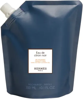 HERMES Le Bain Eau de citron noir - Гель для душа очищающий для рук и тела, 300 мл, 300 мл (HER03641)
