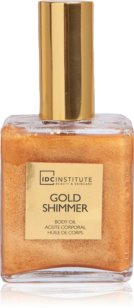 IDC Institute Gold Shimmer - Загарный сухой маслянистый для тела, 50 мл