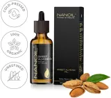 Nanoil Sweet Almond Oil - Миндальное масло для лица, тела и волос, 50 мл — фото 2