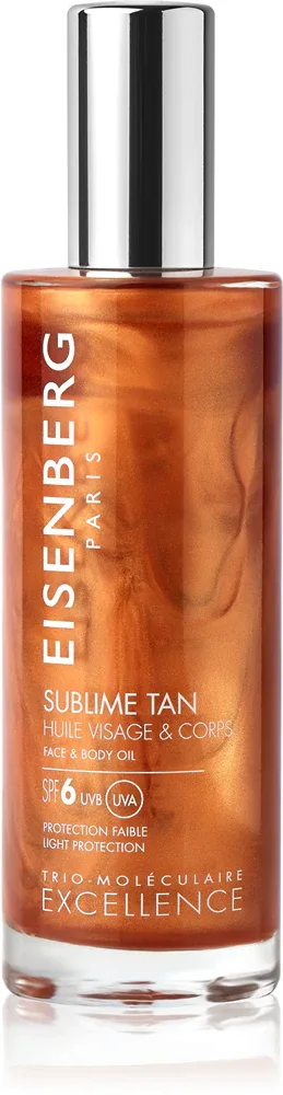 EISENBERG Sublime Tan Huile Visage & Corps - Масло для загара для лица и тела SPF 6, 100 мл