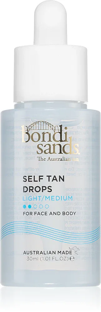 Bondi Sands Self Tan Drops - Капли для лица и тела для автозагара, 30 мл, оттенок Light/Medium