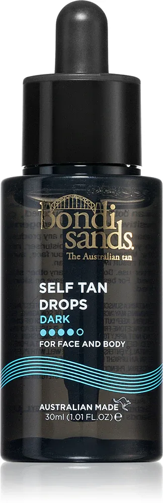 Bondi Sands Self Tan Drops - Капли для лица и тела для автозагара, 30 мл, оттенок Dark
