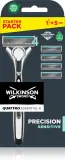 Wilkinson Sword Quattro Titanium Sensitive - Бритва + сменные лезвия 4 шт — фото 1