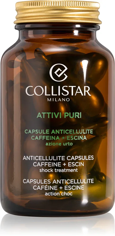 Collistar Attivi Puri Anticellulite Caffeine+Escin - Капсулы с кофеином от целлюлита, 14 шт
