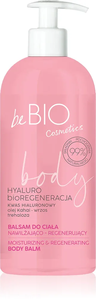 beBIO Hyaluro bioRegeneration - Восстанавливающий увлажняющий бальзам для тела, 350 мл