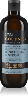 Baylis & Harding Goodness Tonka Bean & Neroli - Гель для душа Baylis Harding Goodness Tonka Bean Neroli, с ароматом тонки и нероли, 500 мл, 500 мл