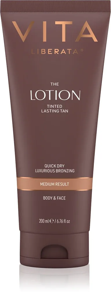 Vita Liberata Tinted Tanning Lotion - Самозагарное молоко для тела, 200 мл, оттенок Medium