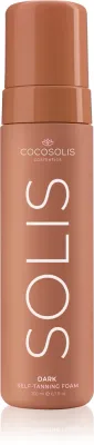 Пенка-автозагар COCOSOLIS SOLIS Dark для лица и тела, стойкая до 10 дней, 200 мл