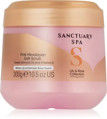 Sanctuary Spa Lily & Rose Collection - Увлажняющий пилинг для тела с ароматом цветов, 300 г