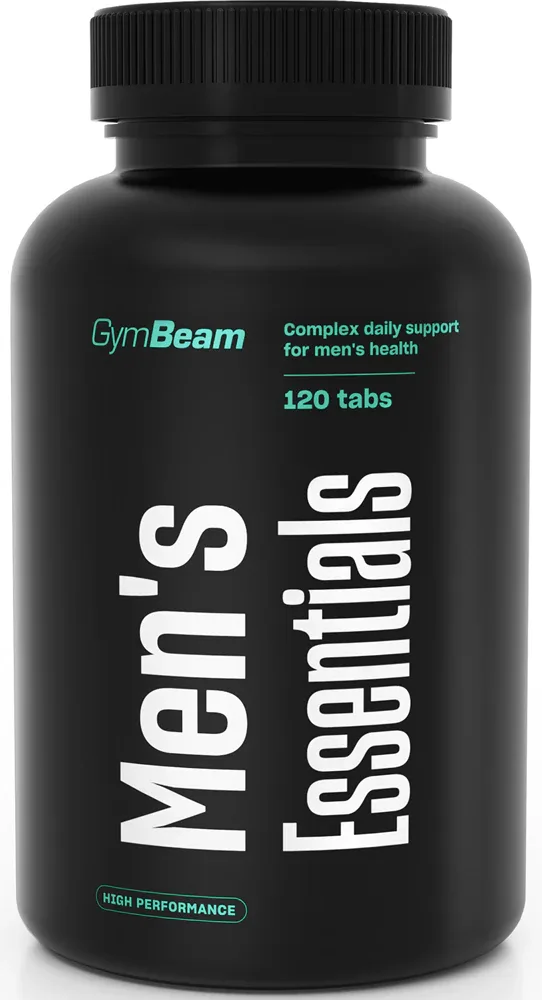 Мультивитамины для мужчин в таблетках GymBeam Men's Essentials 27 компонентов, с адаптогенами и ферментами, 120 таблеток