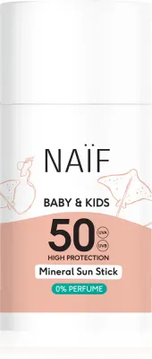 Naif Baby & Kids Mineral Sun Stick - Детский крем для загара SPF 50, 36 г