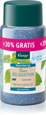 Соль для ванны Kneipp Pure Relaxation с мелиссой и цитронеллой, Lemon Balm 600 г