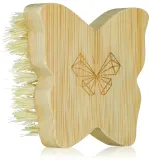 Crystallove Bamboo Butterfly Agave Body Brush Travel Size - Массажная щетка для тела, 1 шт — фото 1