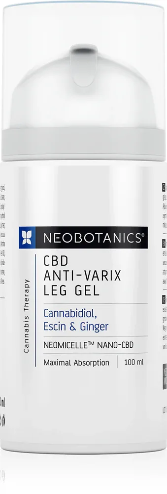 Neobotanics CBD Anti-Varix Leg Gel - Эмульсия в геле для уставших и тяжелых ног, 100 мл